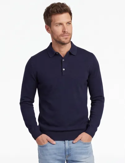 Cavallaro Poloshirt Cavallaro donkerblauw 118265021-Dark Blue