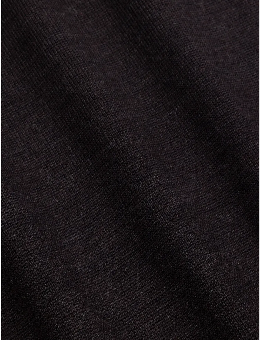 Bruin poloshirt Cavallaro gebreid