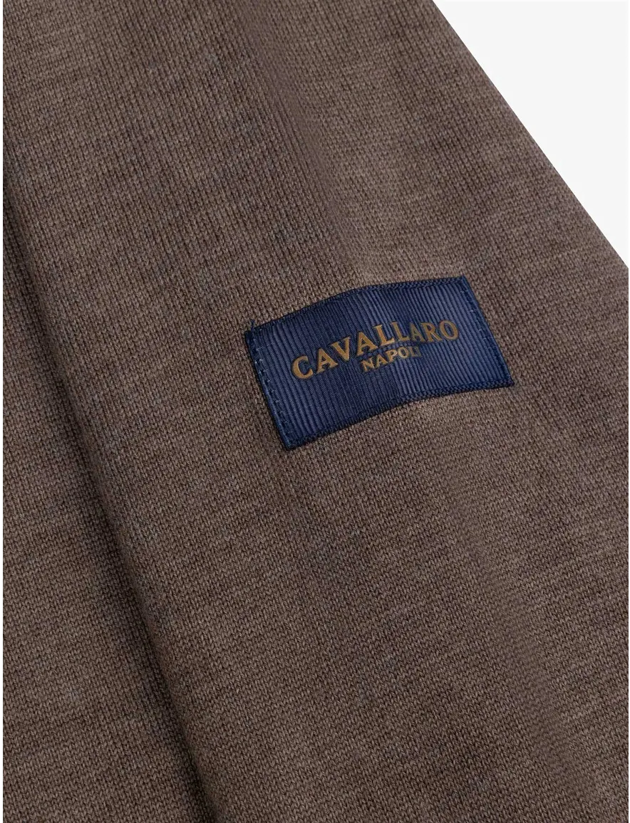 Poloshirt Cavallaro bruin 118265022-Taupe
