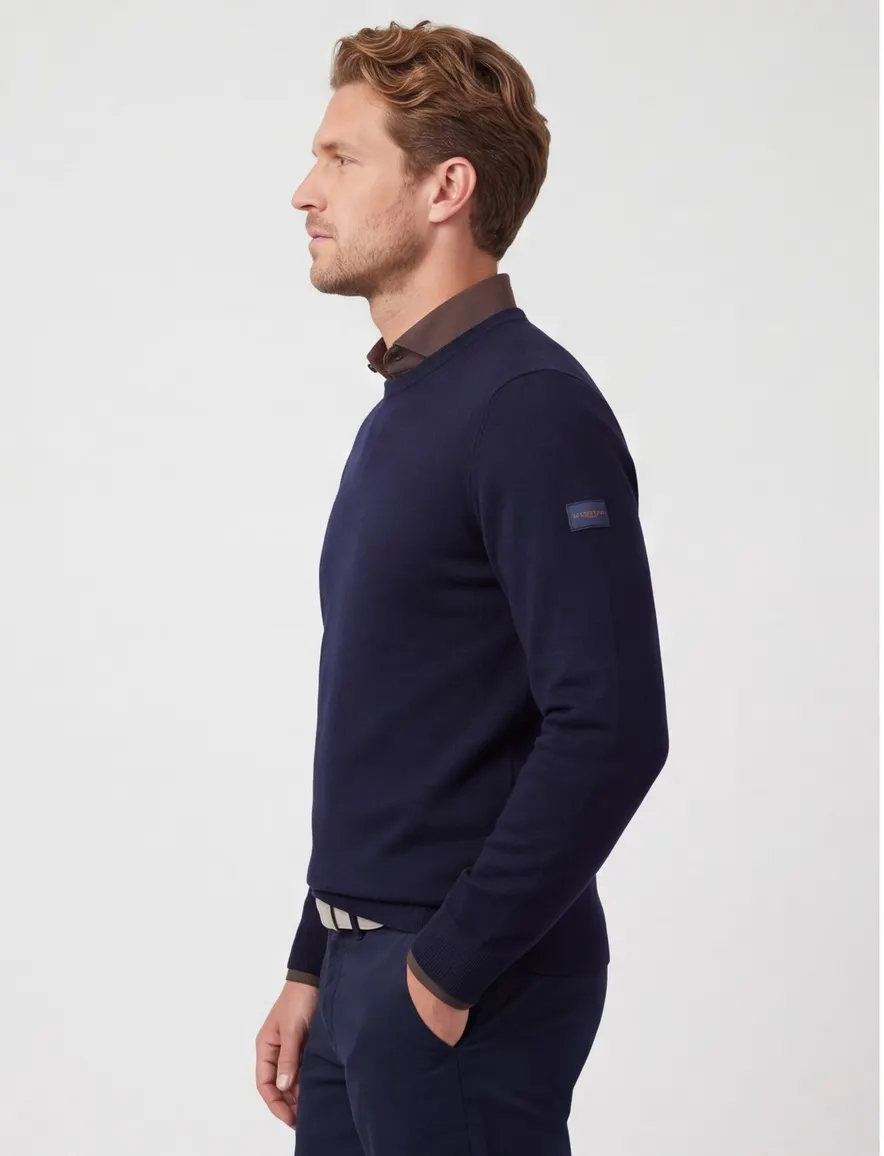 Trui Cavallaro donkerblauw 118265003-Dark Blue