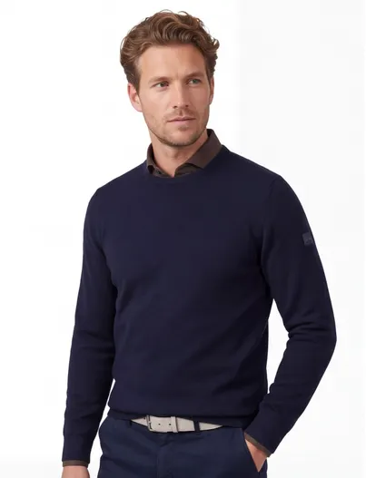 Cavallaro Trui Cavallaro donkerblauw merinowol
