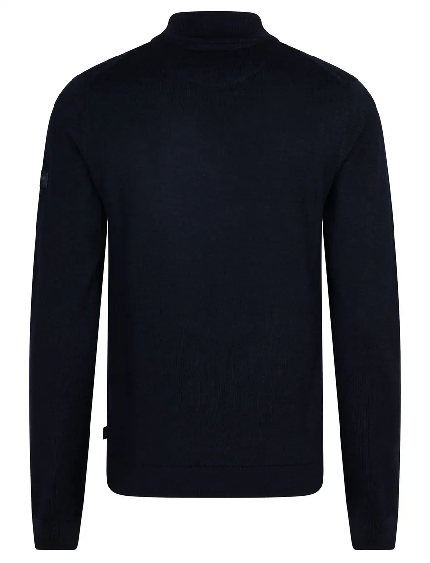 Cavallaro vest donkerblauw merinowol