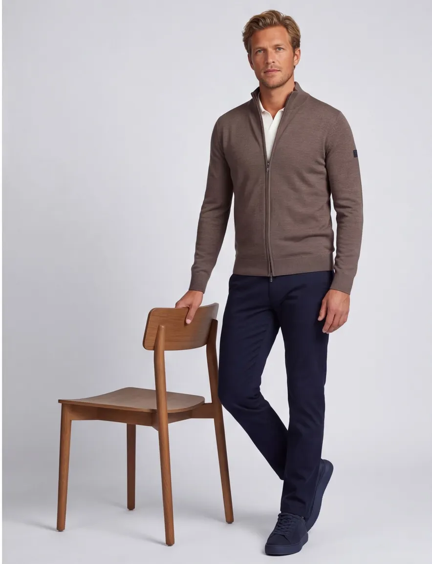 Vest Cavallaro bruin 119265004-Taupe