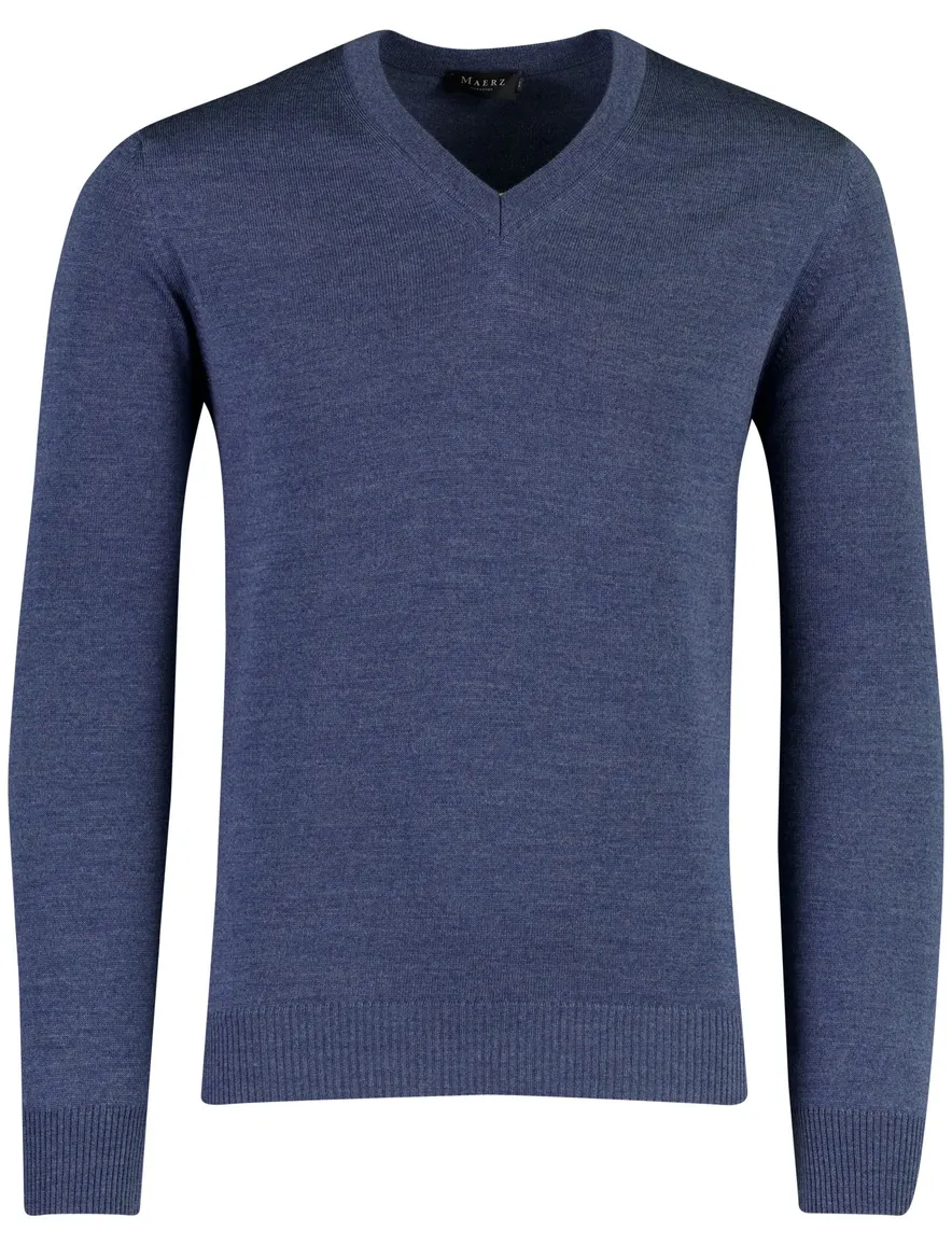 Trui Maerz blauw Bonneterie LM