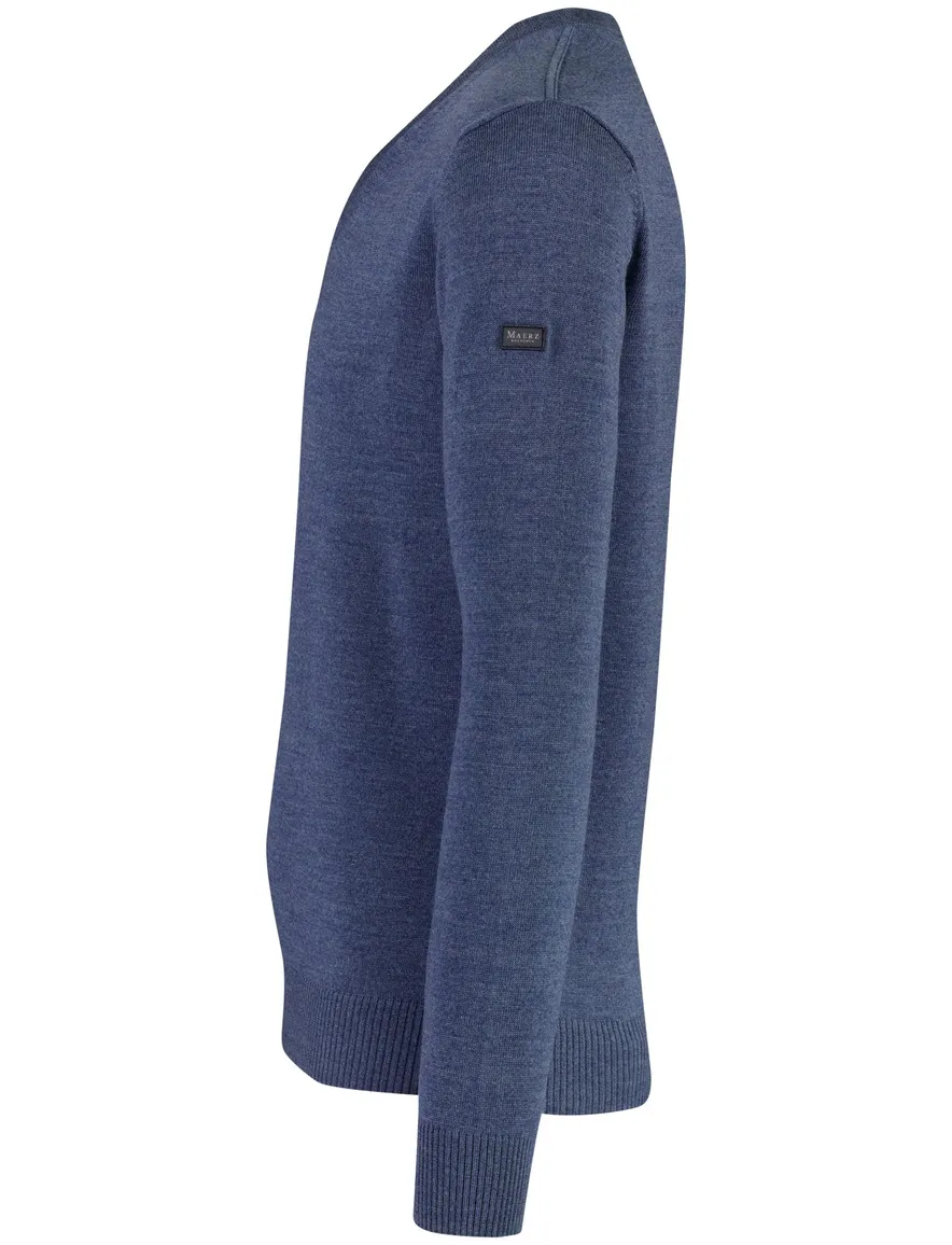 Trui Maerz blauw Bonneterie LM