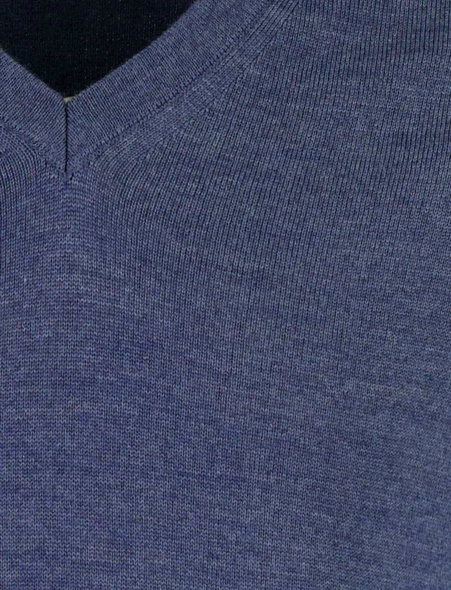 Trui Maerz blauw Bonneterie LM