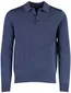 Maerz gemeleerd poloshirt blauw