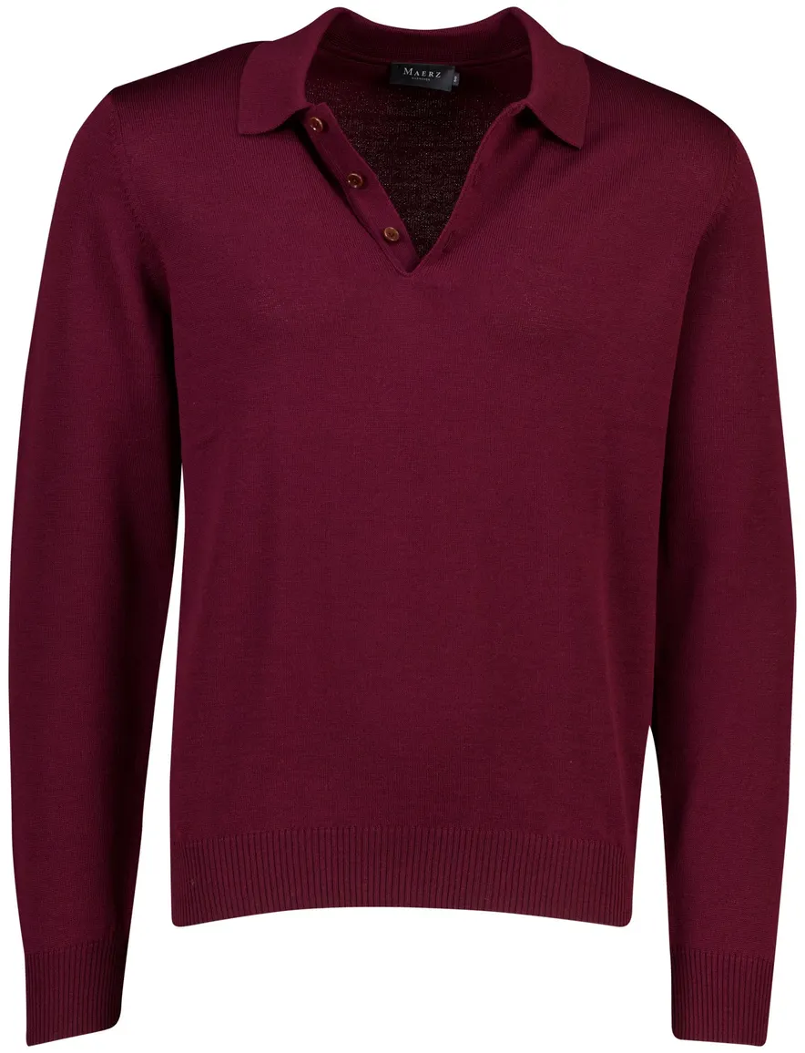 Poloshirt Maerz bordeaux Bonneterie LM