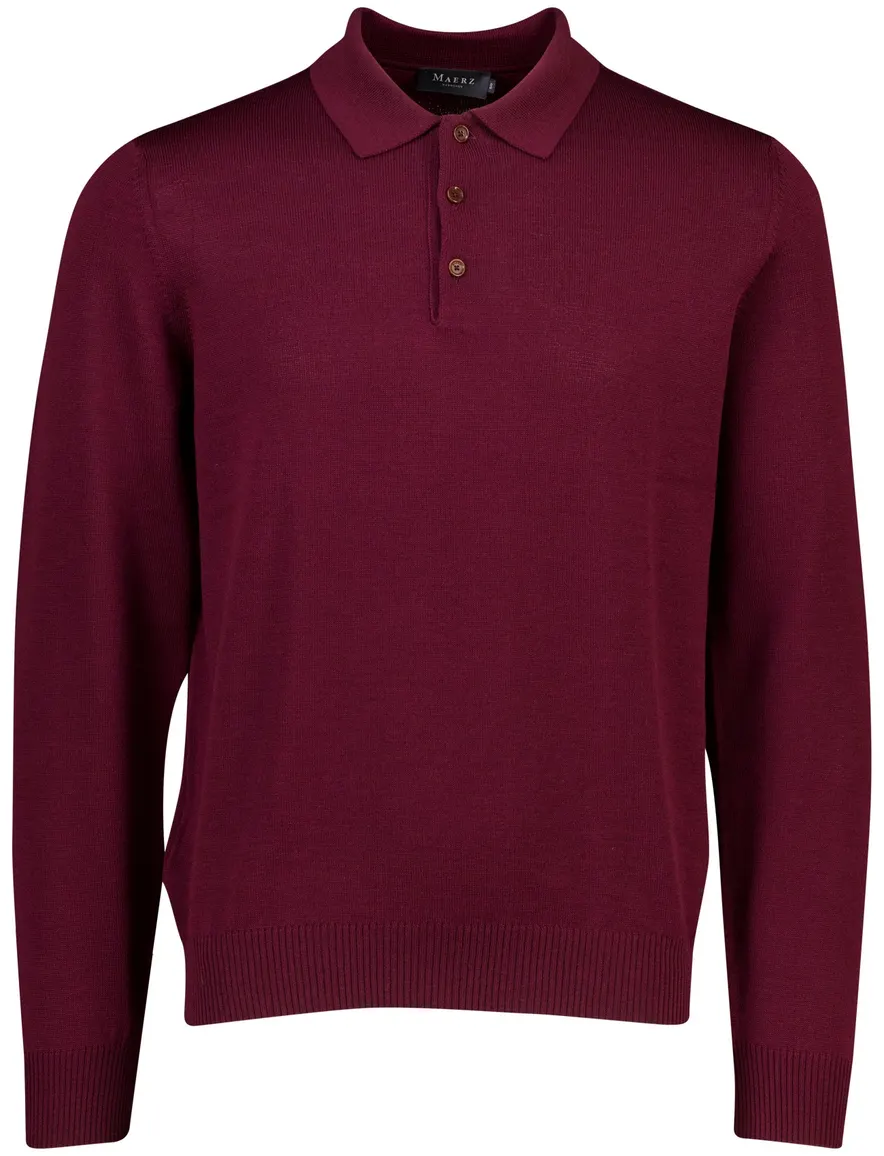 Poloshirt Maerz bordeaux Bonneterie LM