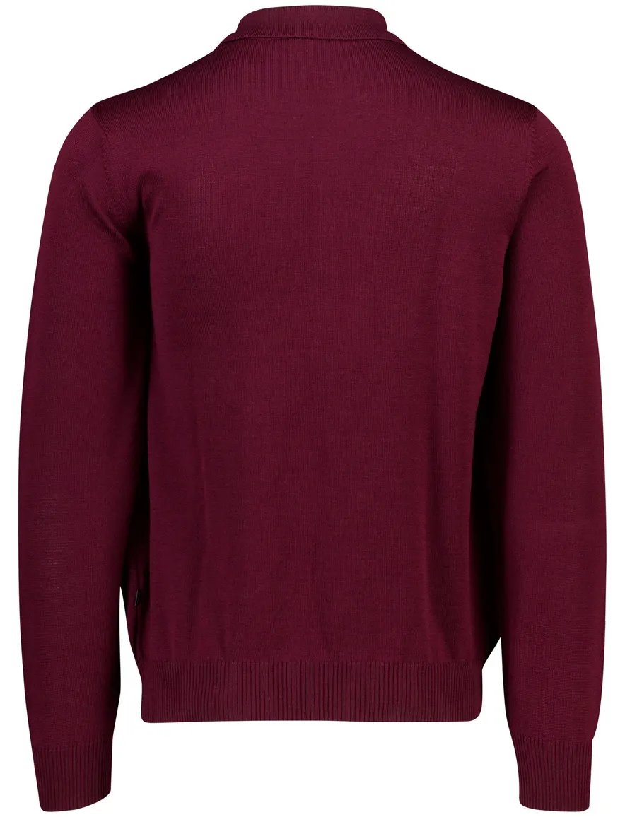 Maerz polo bordeaux stretch