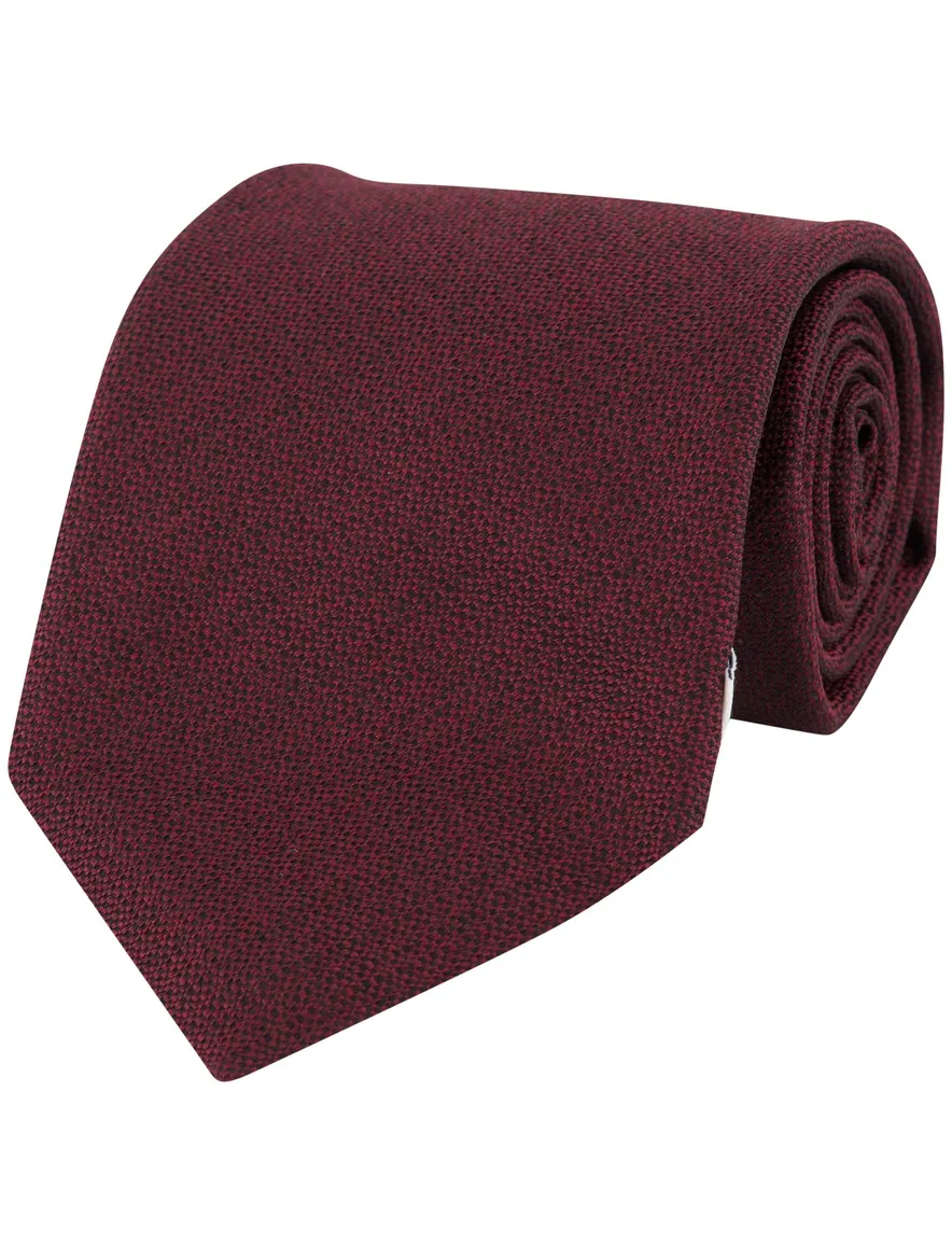 Bordeaux stropdas Profuomo donkerblauw