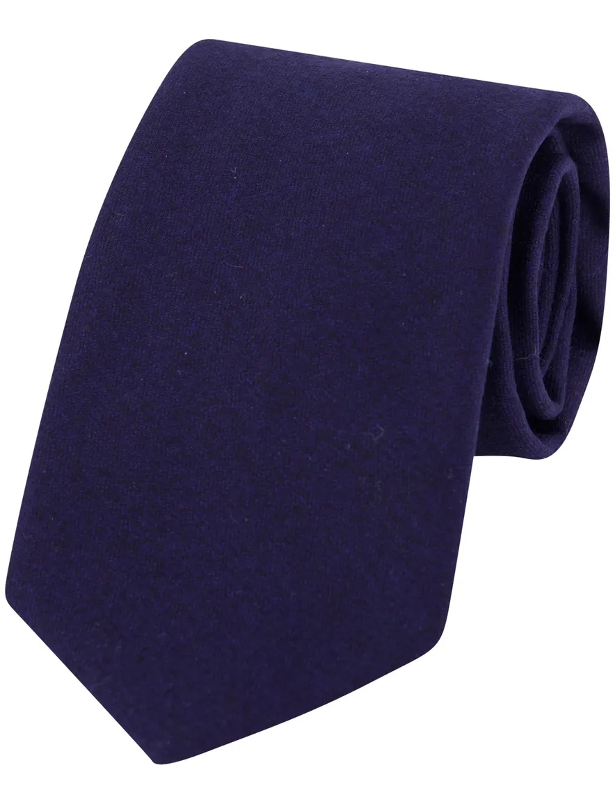 Donkerblauwe stropdas Profuomo