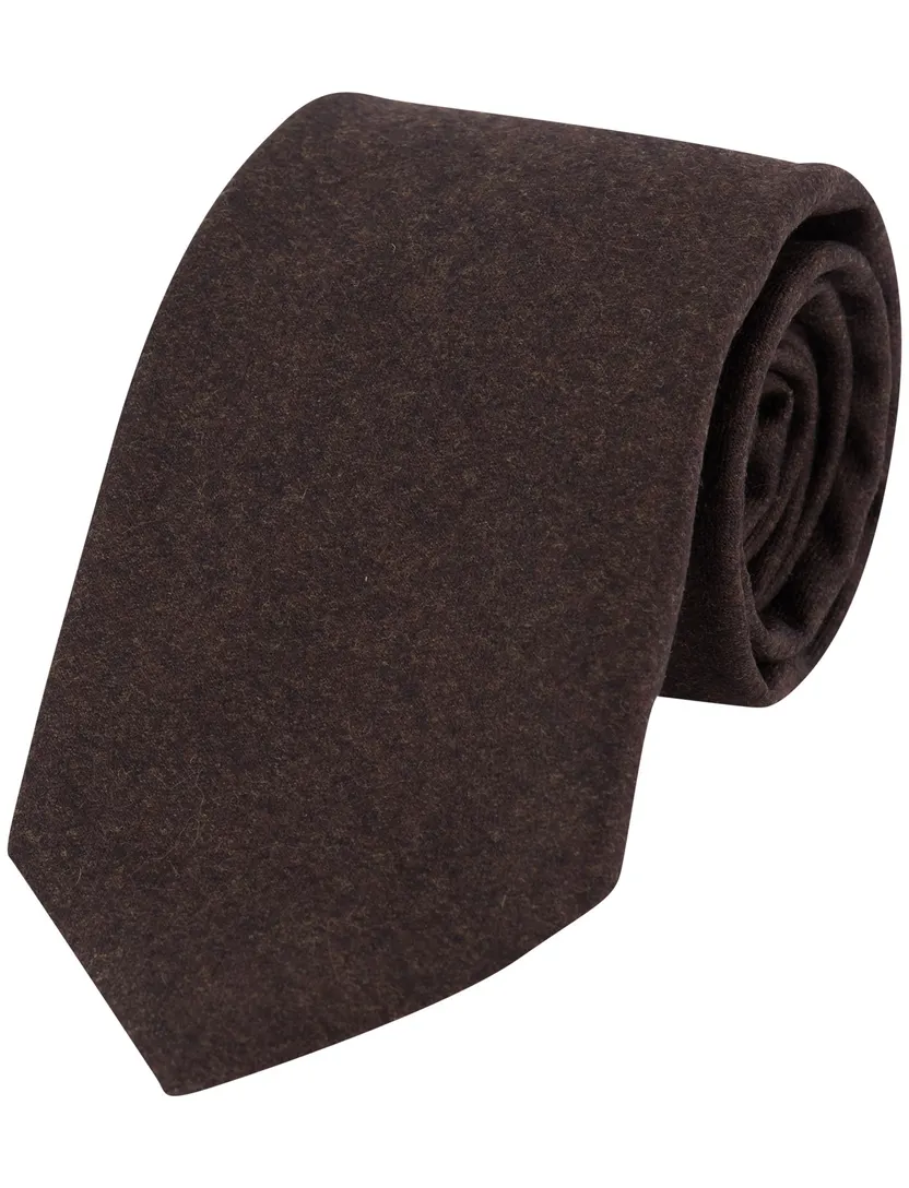 Stropdas Profuomo bruin zijde