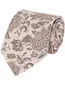 Stropdassen Profuomo beige geprint