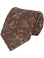Stropdas Profuomo bruin geprint