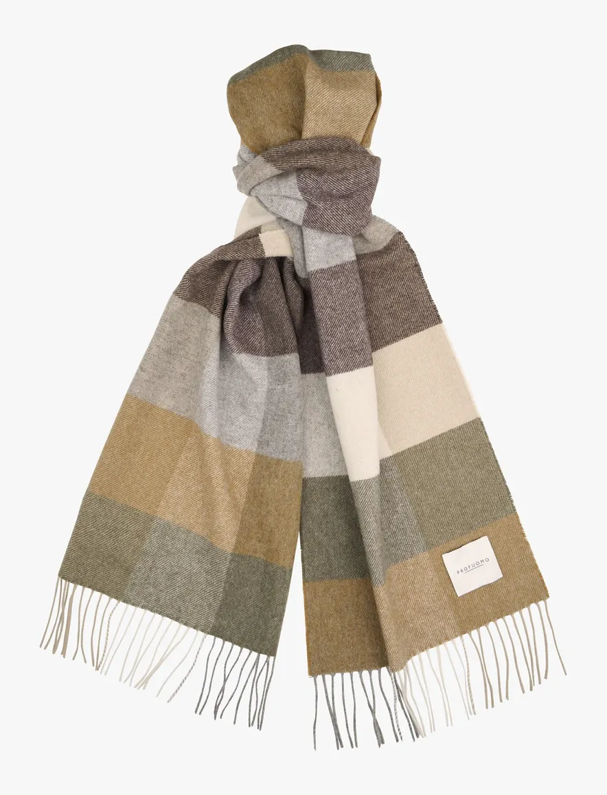 Profuomo sjaal camel 100% wol