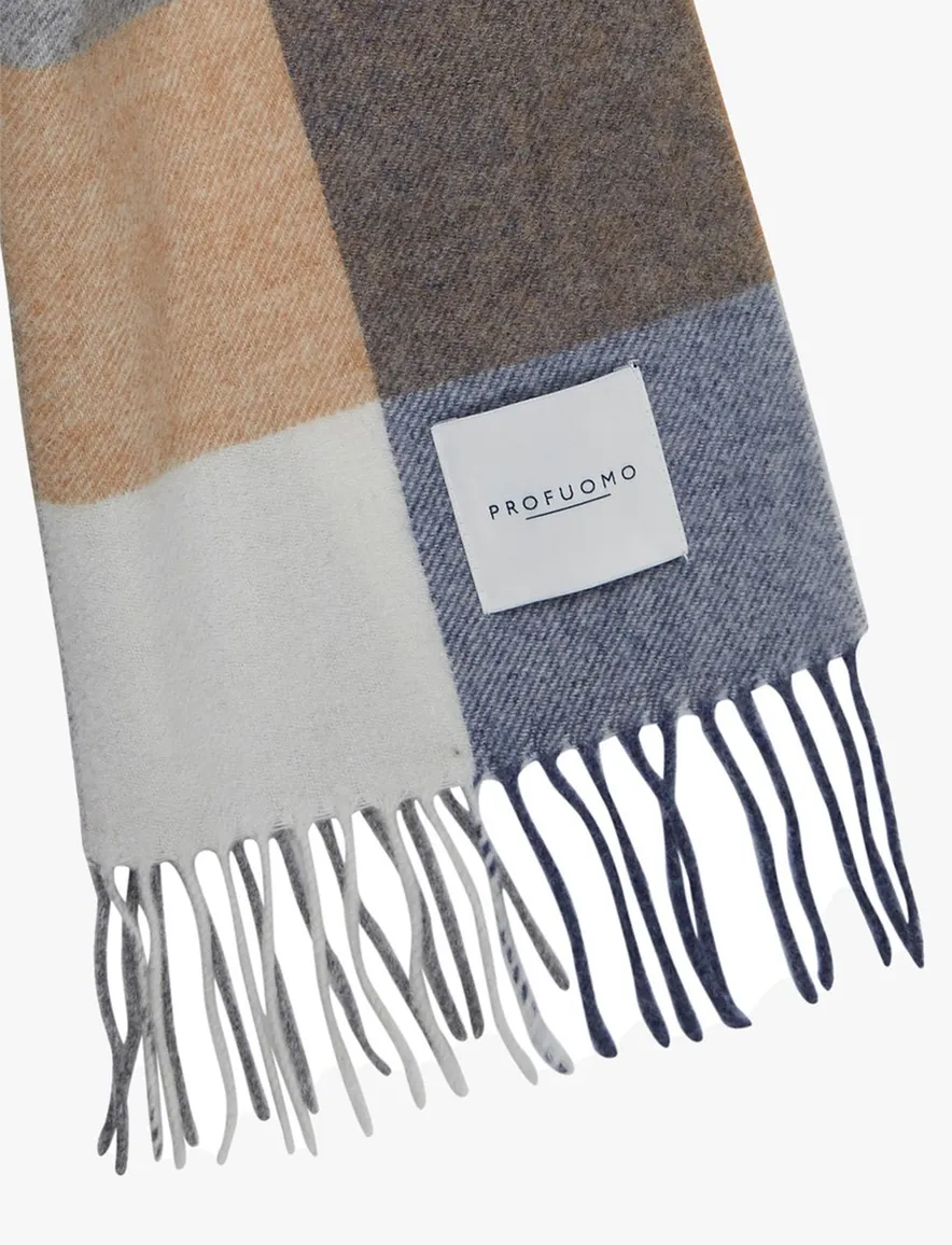 Profuomo sjaal blauw