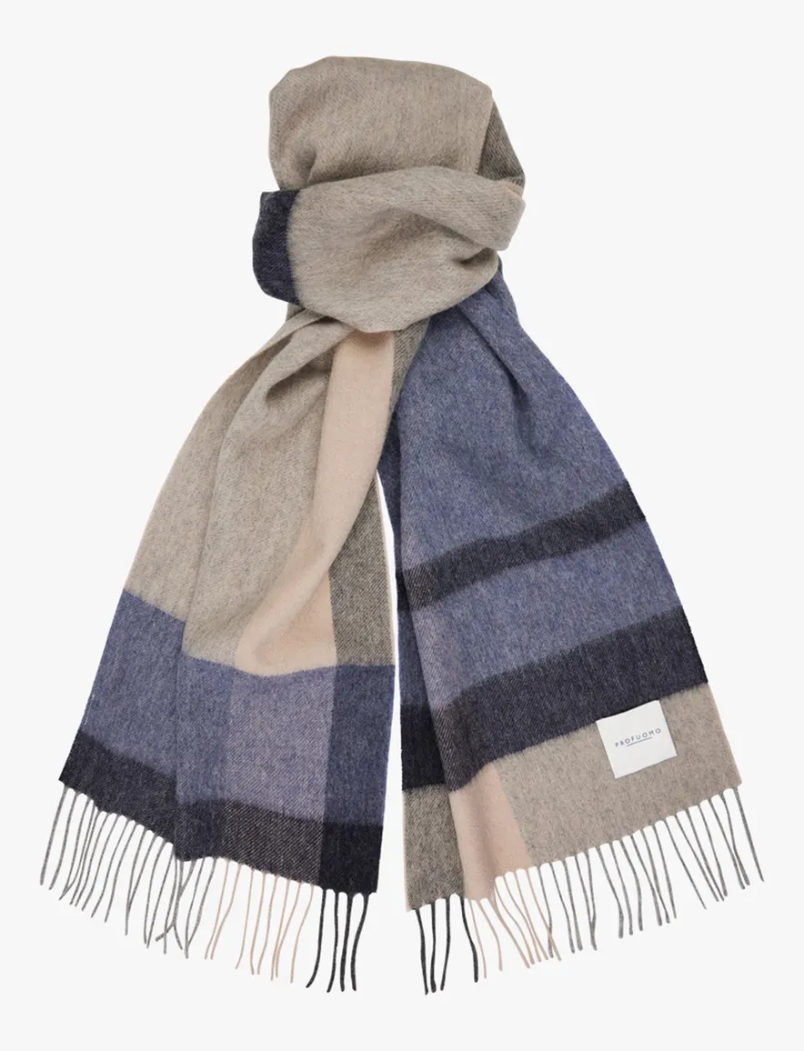 Profuomo sjaal donkerblauw