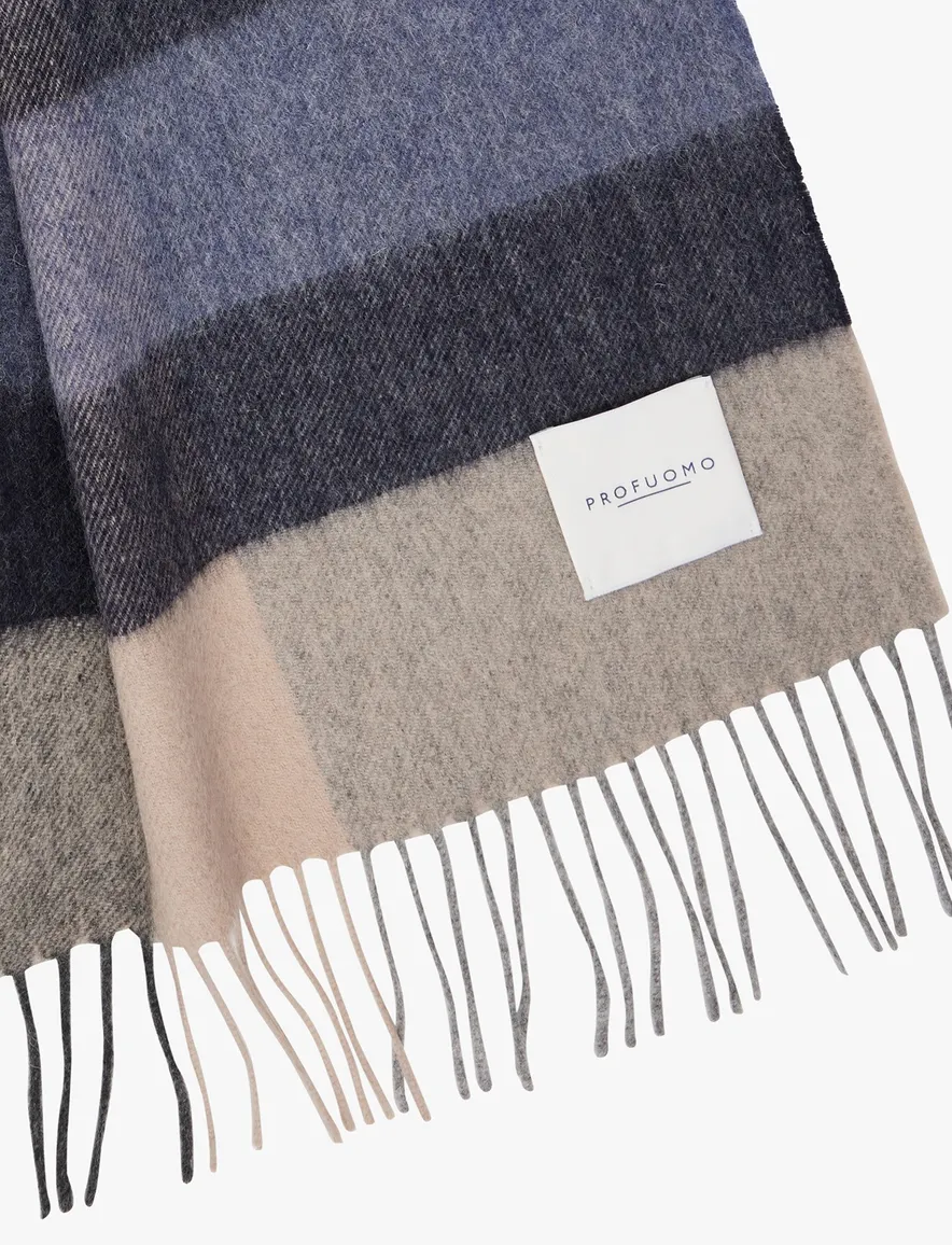Profuomo sjaal donkerblauw