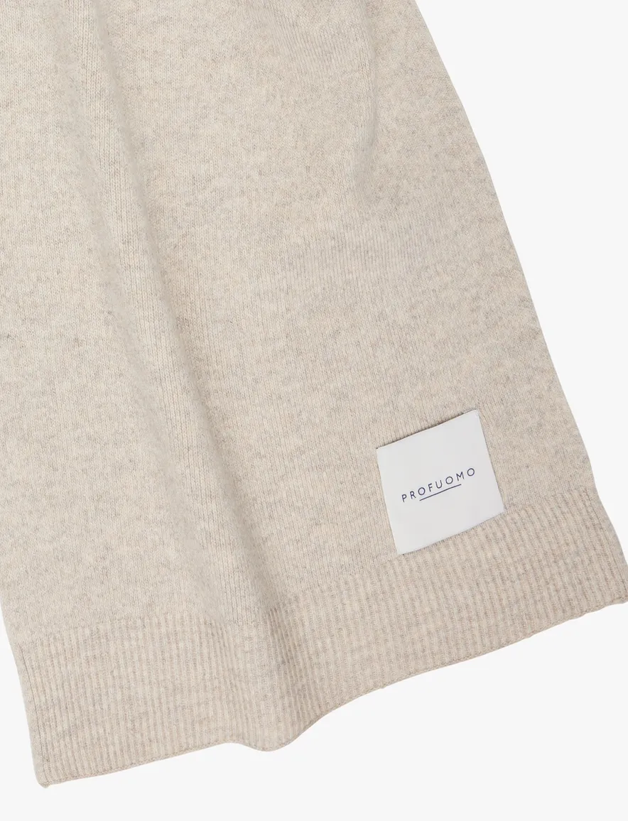 Profuomo sjaal beige effen
