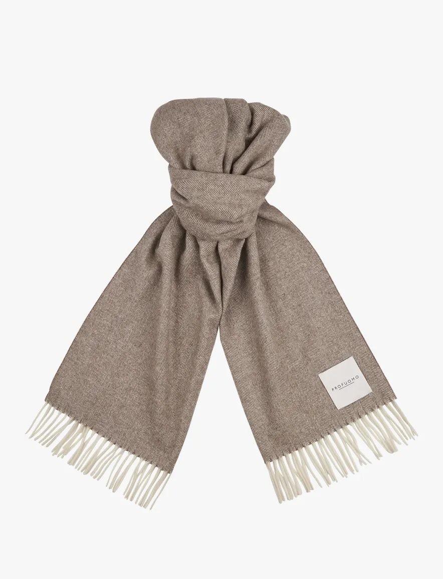 Profuomo sjaal bruin