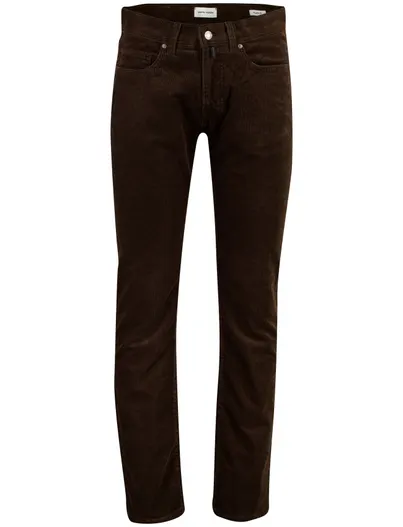 Pierre Cardin Pierre Cardin broeken bruin normale fit
