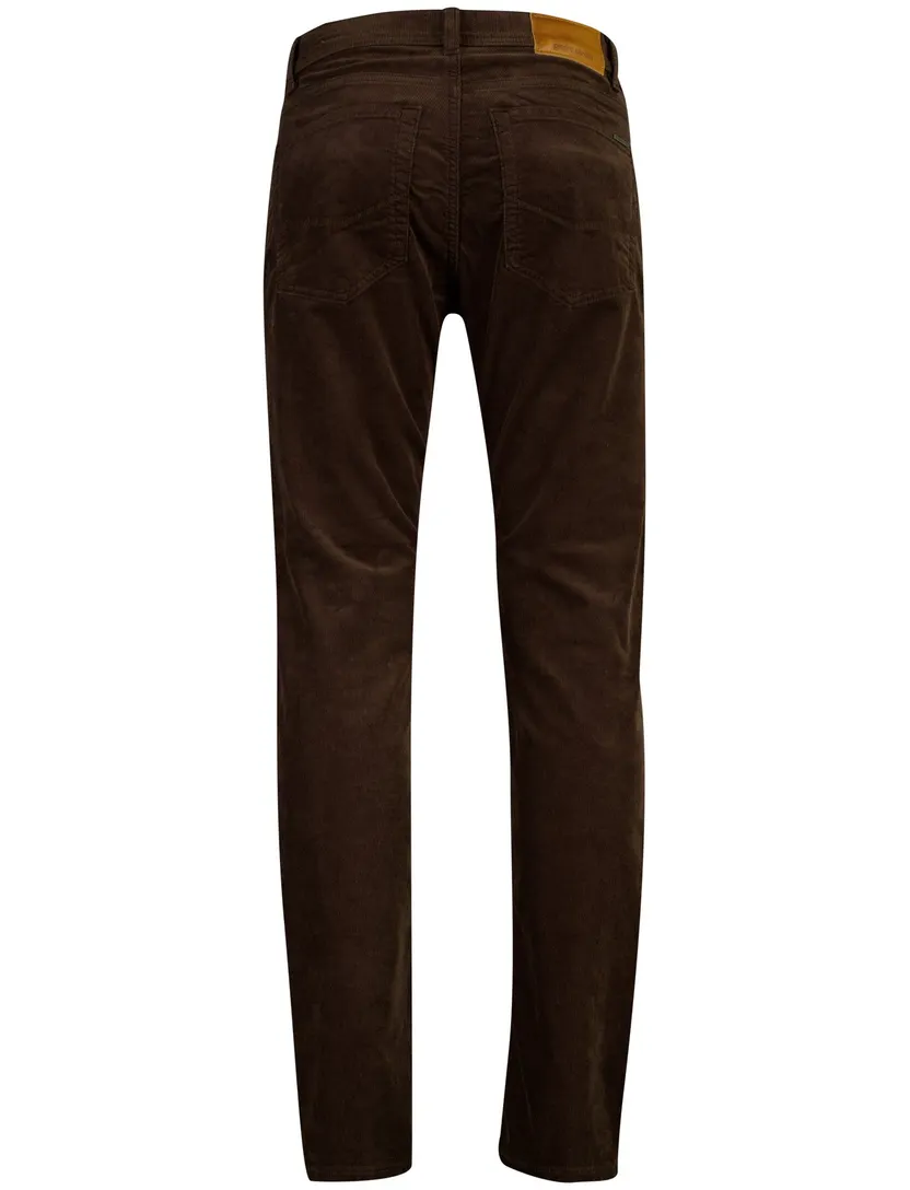 Pierre Cardin broeken bruin normale fit