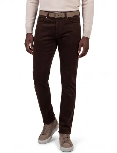 Pierre Cardin Pierre Cardin 5-pocket broek bruin