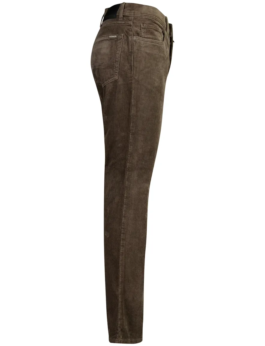 Pierre Cardin broek khaki 5 pocket model comfort