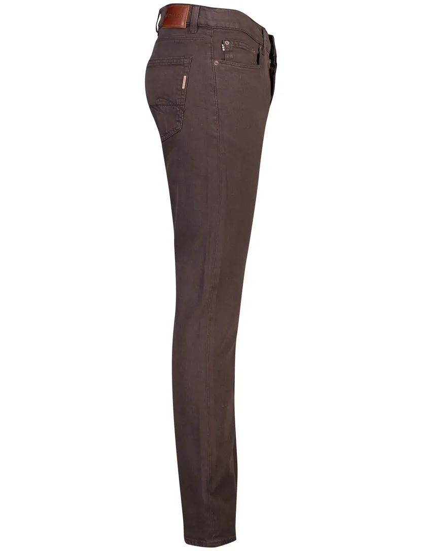 Broek Pierre Cardin bruin normale fit