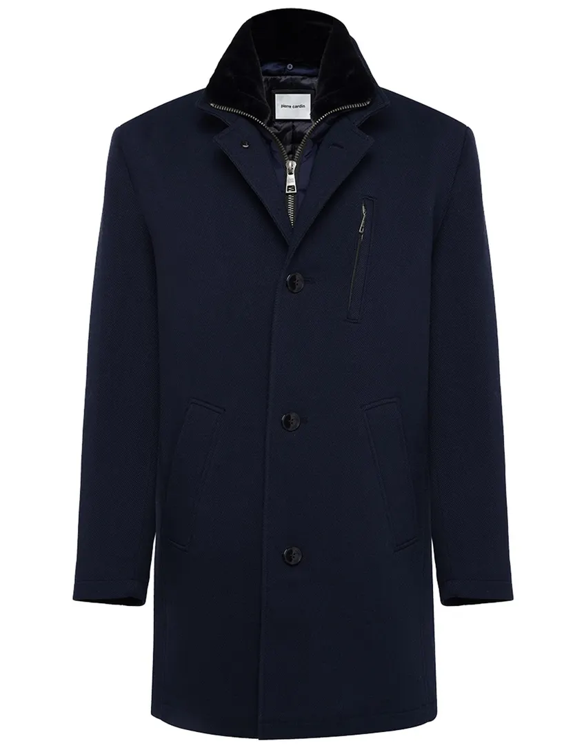 Overjas Pierre Cardin donkerblauw