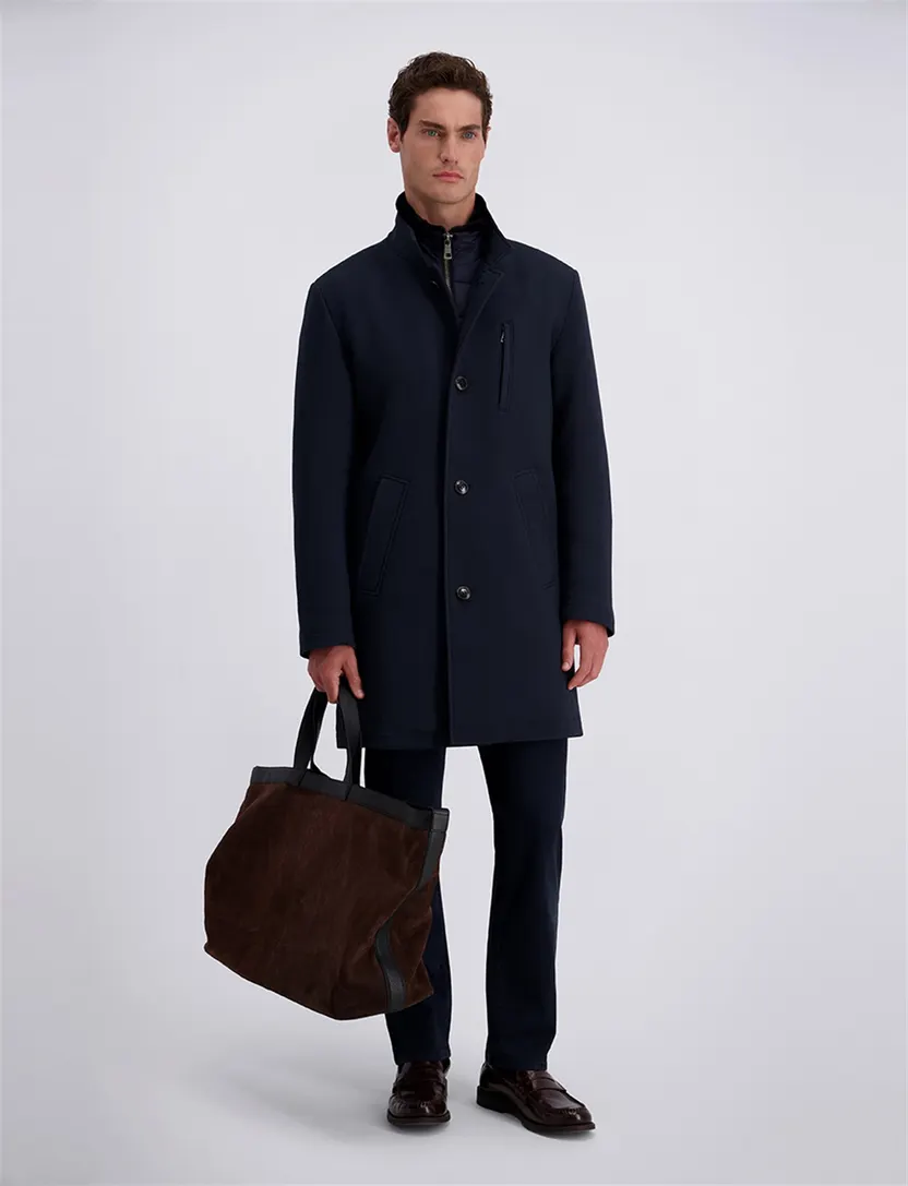 Overjas Pierre Cardin donkerblauw
