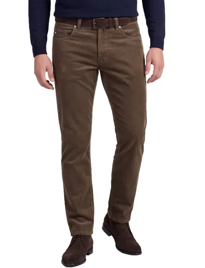 Pierre Cardin Pierre Cardin broek groen geprint 5 pocket model
