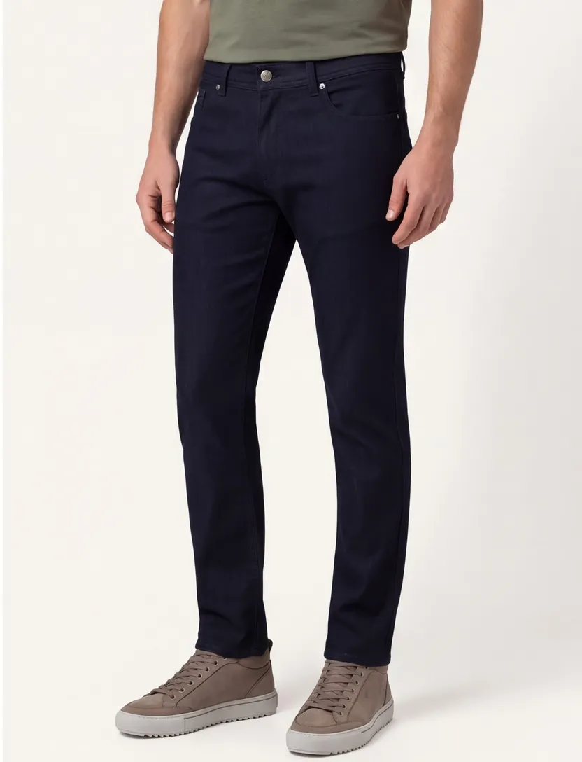 Broek Pierre Cardin donkerblauw 5-pocket model