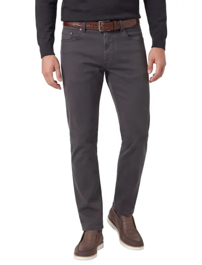 Pierre Cardin Pierre Cardin grijze 5-pocket broeken