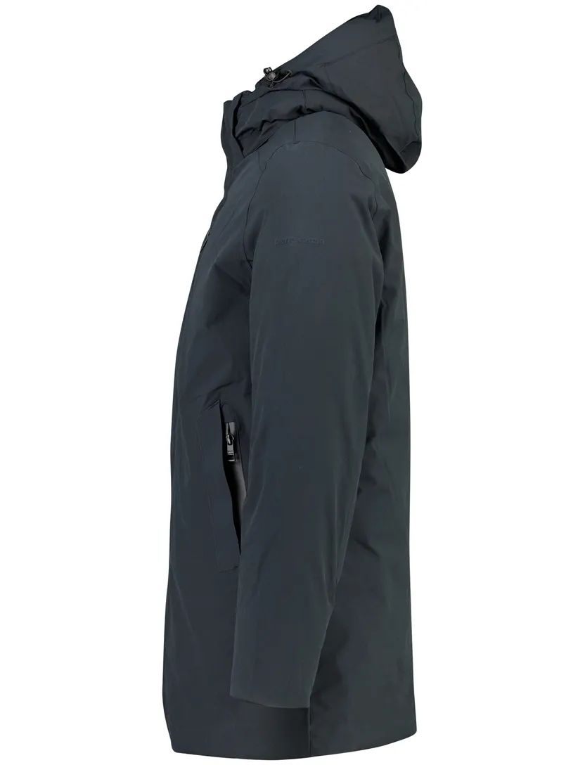 Parka jas Pierre Cardin donkerblauw polyester