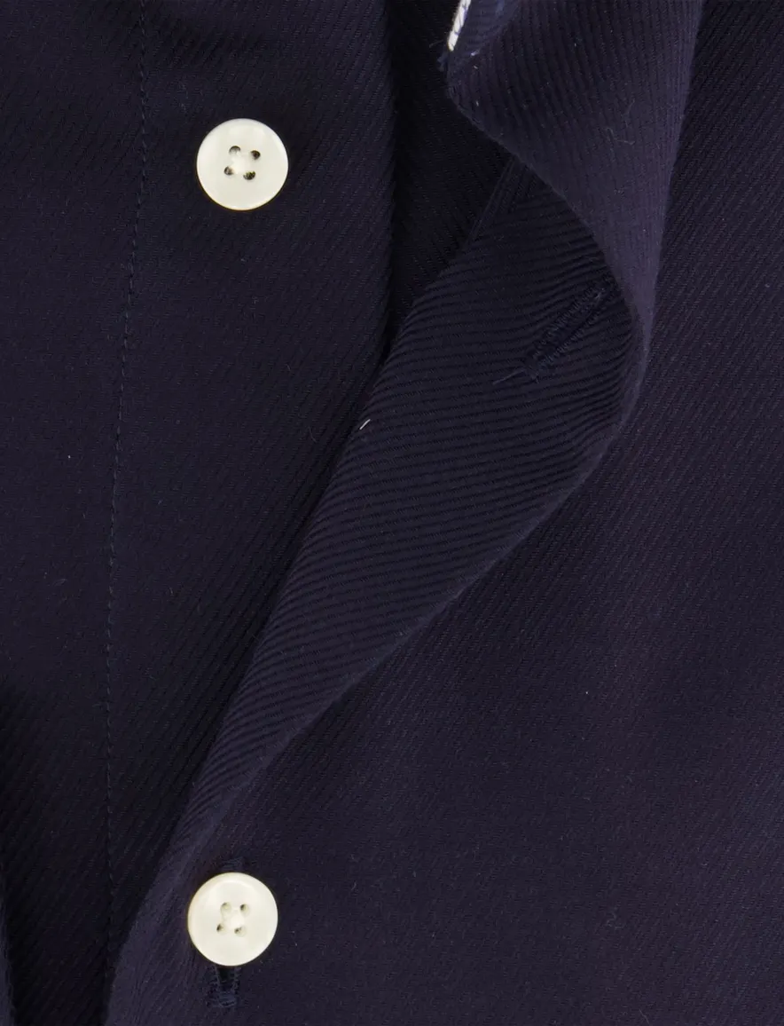 Overhemd Michaelis donkerblauw SHIRT CUTAWAY SF SCC NAVY