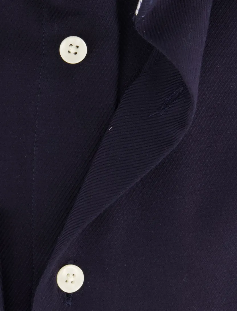 Overhemd Michaelis donkerblauw strijkvrij
