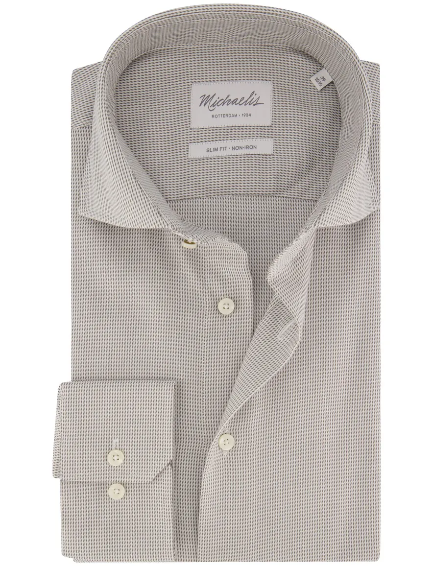 Overhemd Michaelis grijs SHIRT X-CUTAWAY SF SCC GR