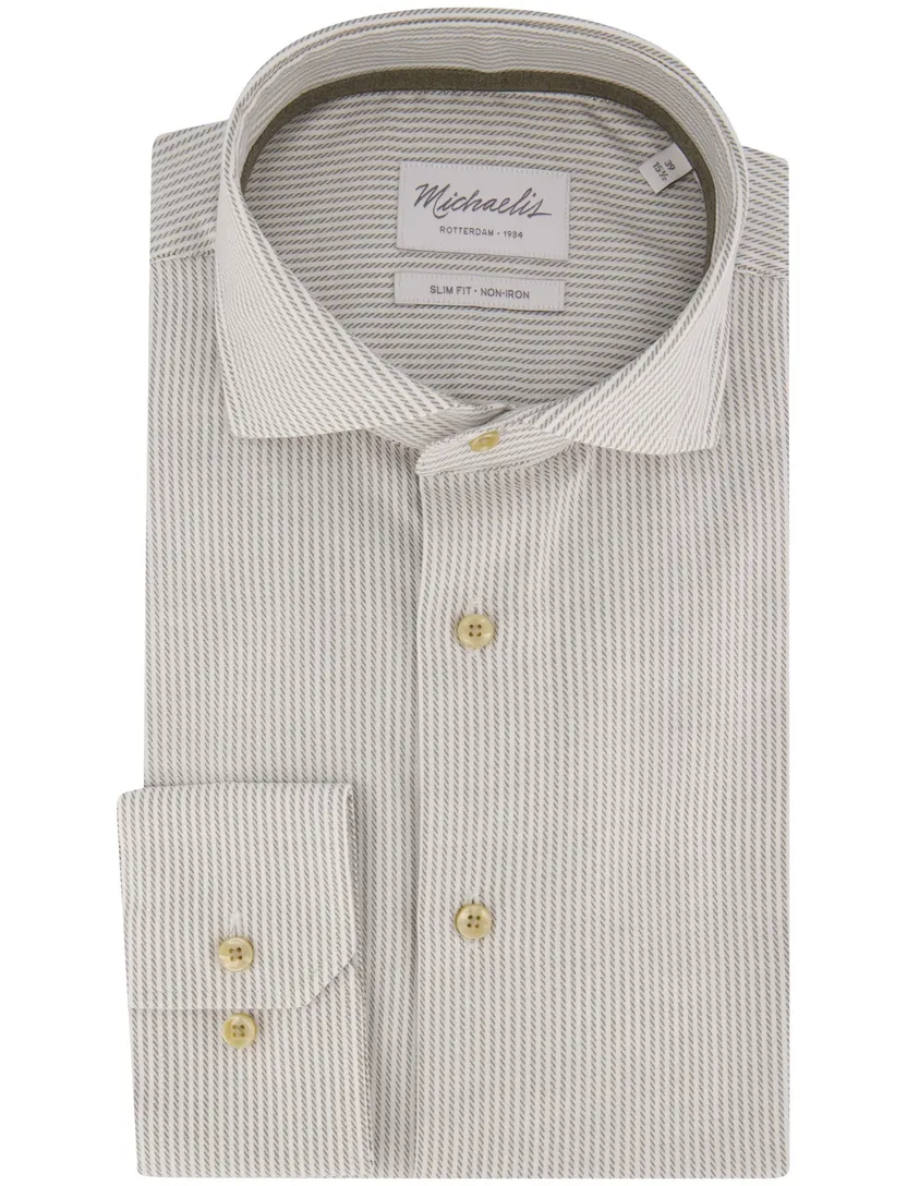 Overhemd Michaelis groen SHIRT X-CUTAWAY SF SCC GR