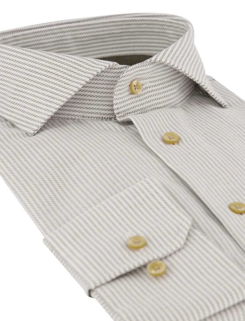 Overhemd Michaelis groen SHIRT X-CUTAWAY SF SCC GR