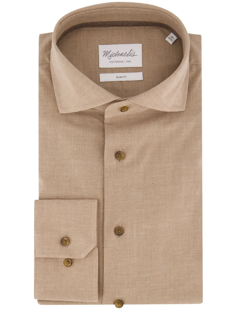 Overhemd Michaelis beige