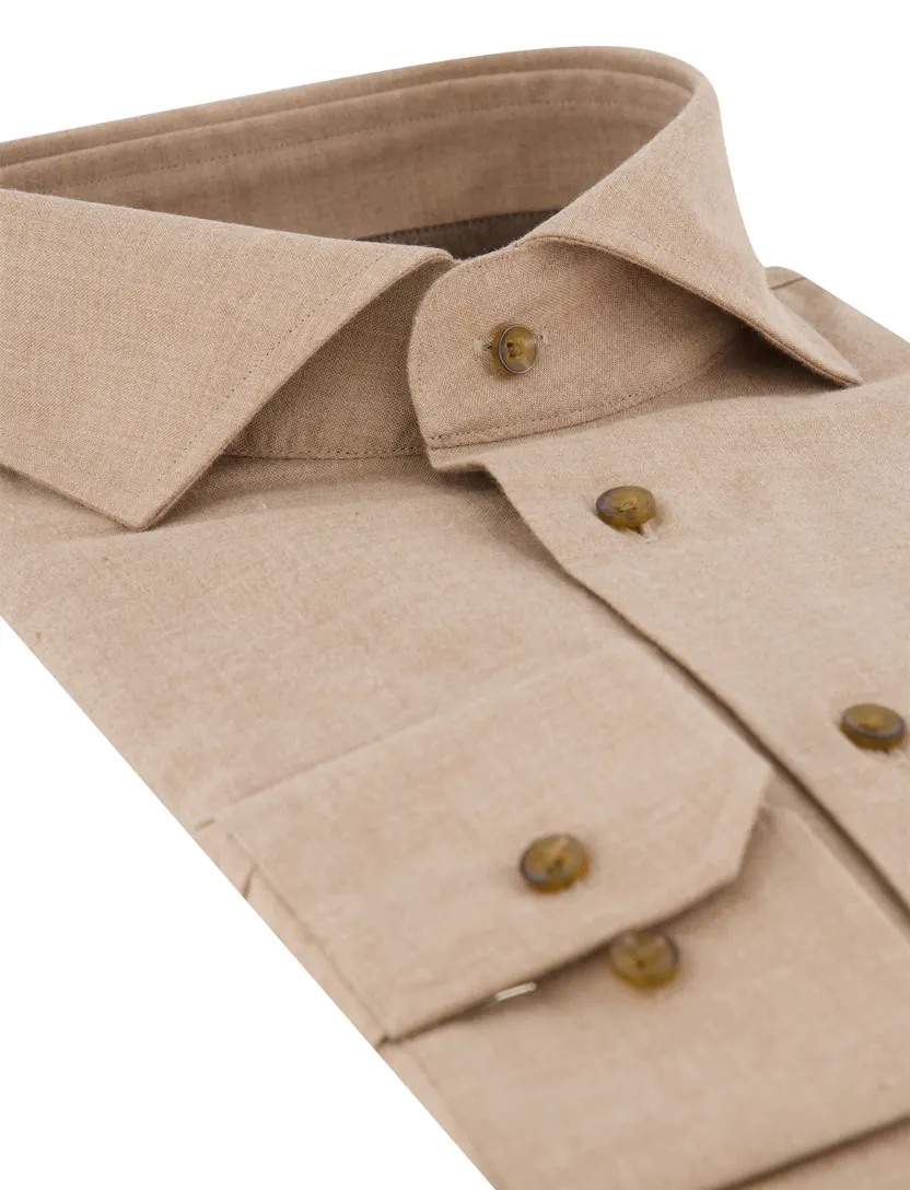 Overhemd Michaelis beige
