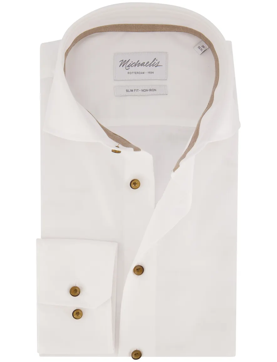 Overhemd Michaelis wit SHIRT CUTAWAY SF SCC WHI