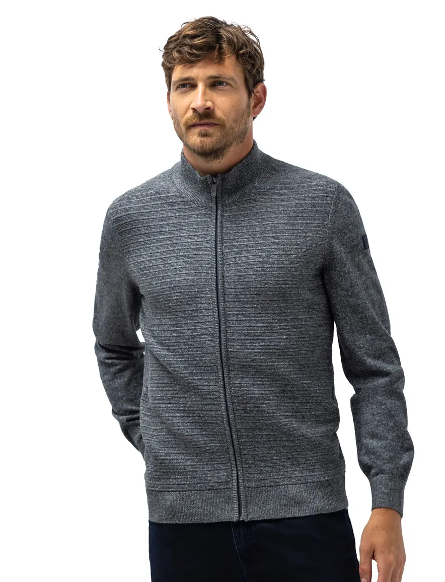 State of Art vest blauw effen