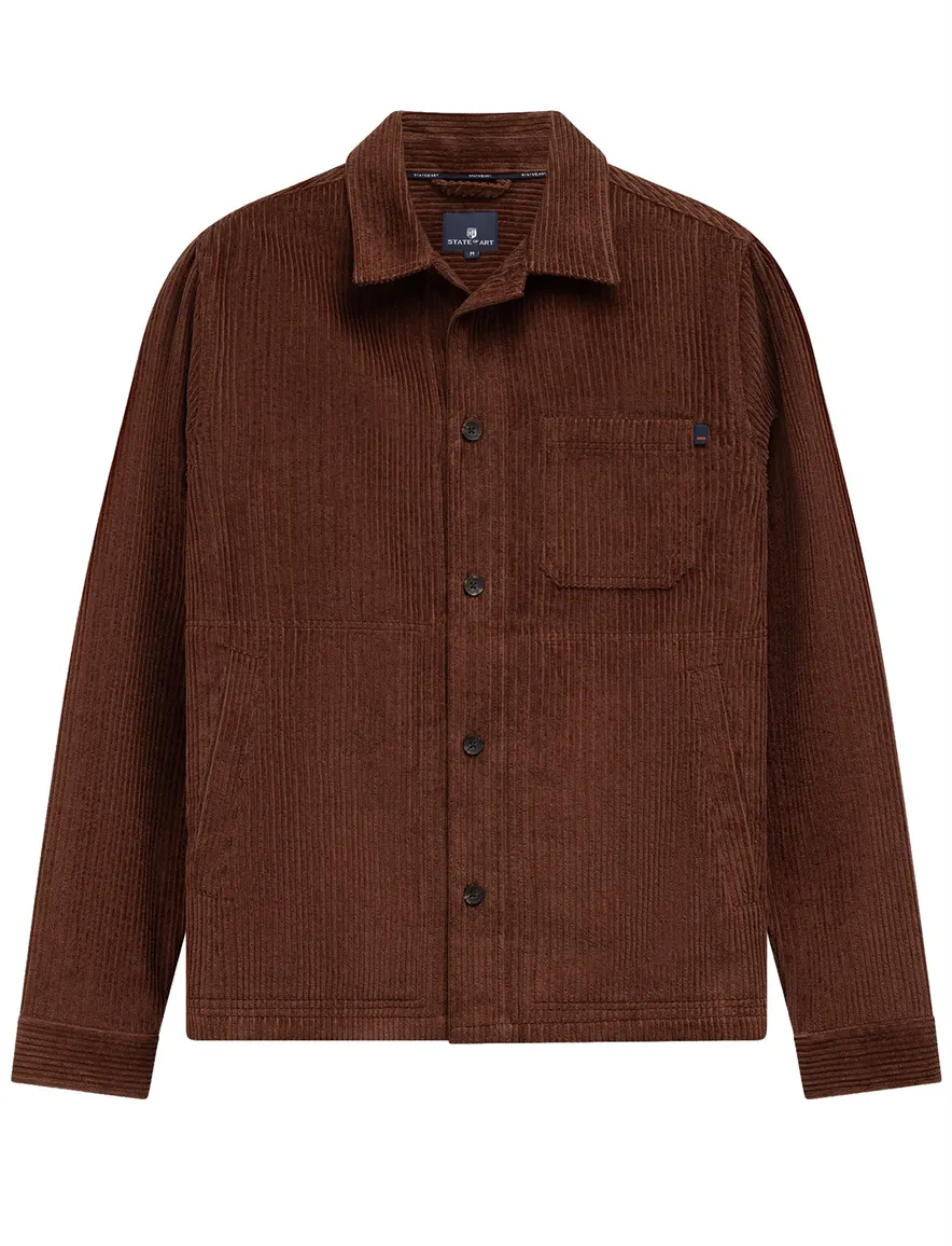 Overshirt State of Art bruin