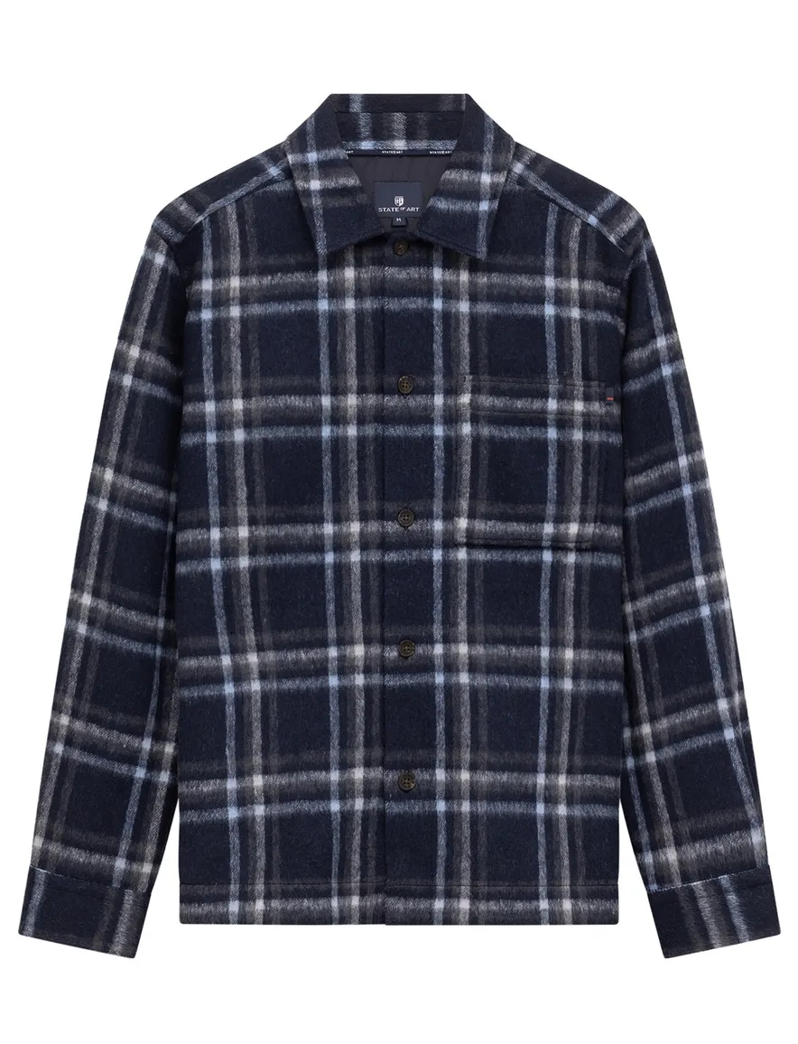 Overshirt State of Art donkerblauw