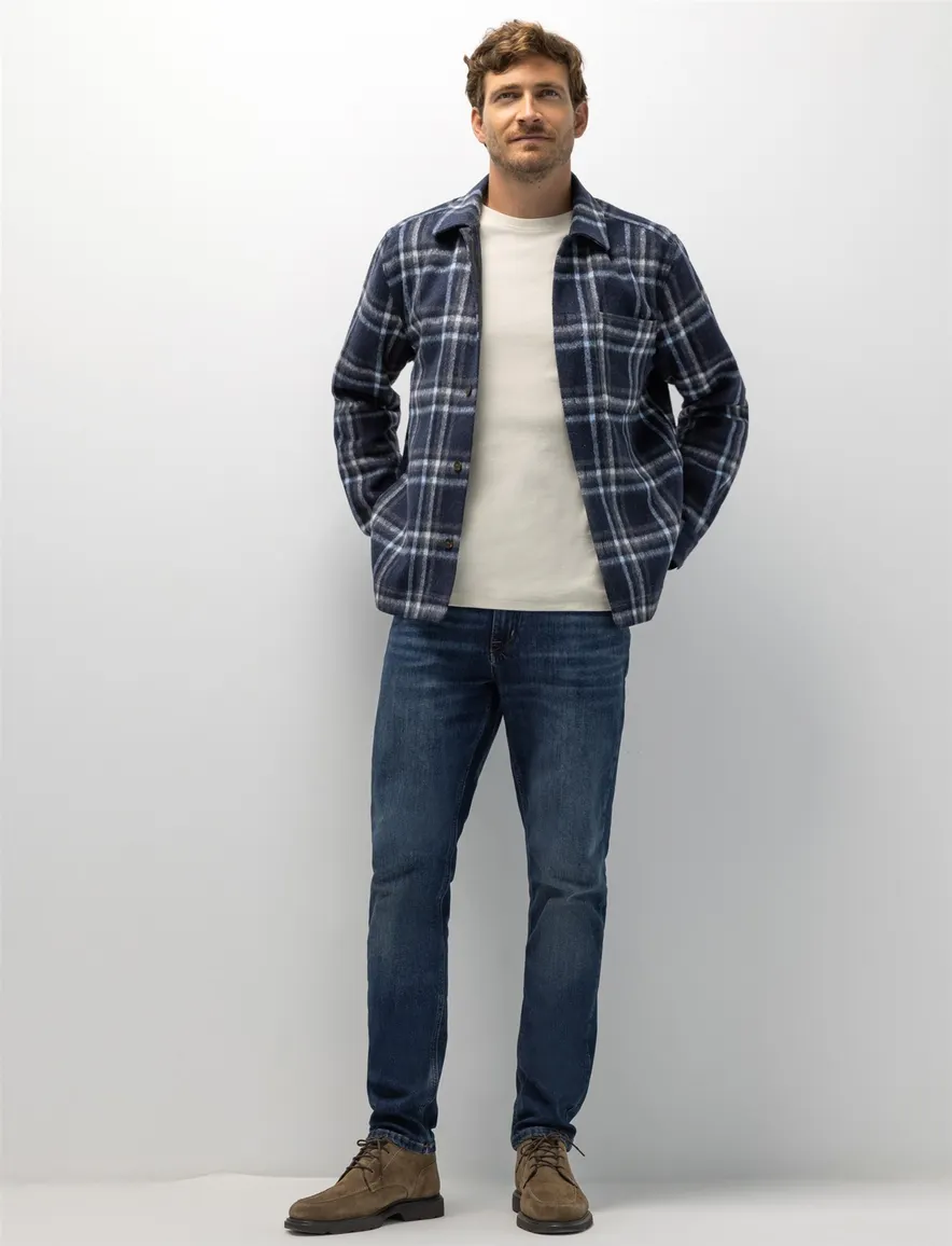 Overshirt State of Art donkerblauw