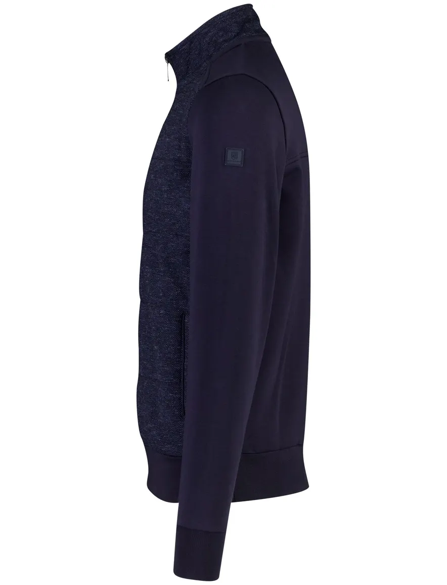 State of Art vest donkerblauw geprint outdoor