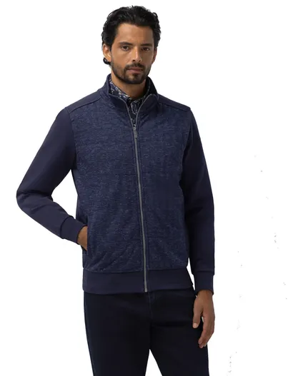 State of Art Vest State of Art donkerblauw normale fit